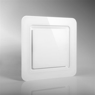 Tecanno Ventil Frame 100, Glas weiß