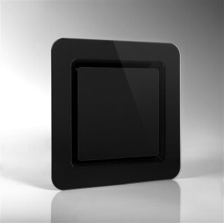 Tecanno Ventil Frame 100, Glas schwarz