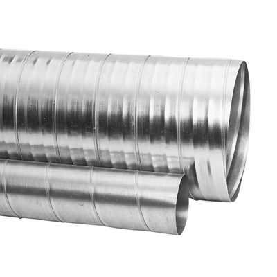 Wickelfalzrohr verzinkt 450 mm 0,5 m lang  Lüftungsrohr Abluftrohr Stahlrohr 