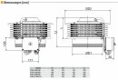 S&amp;P CTB/4-1300/315 ECOWATT PLUS Dachventilator, horizontal, EC