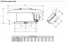 S&amp;P CRHB-280 N ECOWATT PLUS Dachventilator, horizontal, EC, Regelung