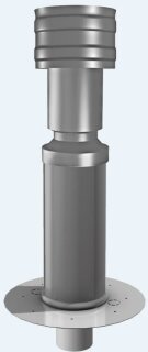 gebavent-Flachdachhaube FDL 100/650  zweiteilig, für Zu- und Abluft