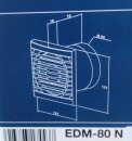 S&P EDM-80 N Kleinraumventilator
