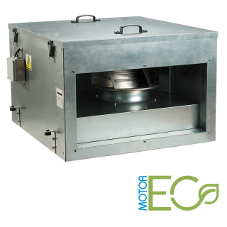 Box-I EC 80x50 Radialventilator für Luftkanal